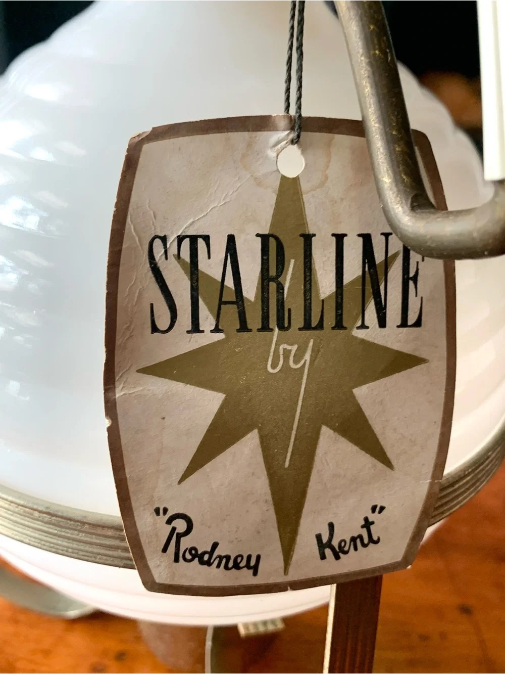 Vintage Starline Rodney Kent Carafe & Warmer Atomic MCM Decanter 815